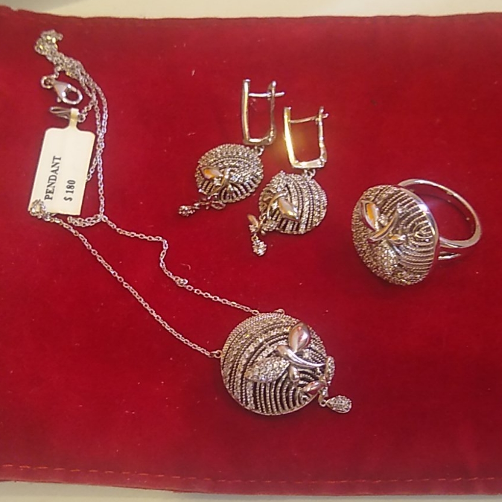 Silver Designer Set Handmade